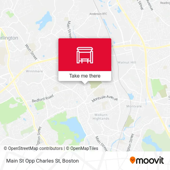 Main St Opp Charles St map