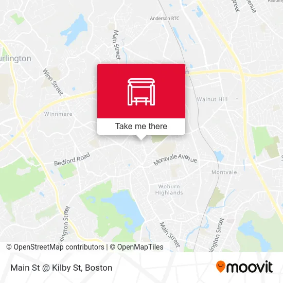 Main St @ Kilby St map