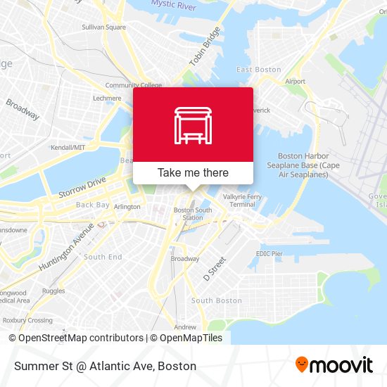 Summer St @ Atlantic Ave map