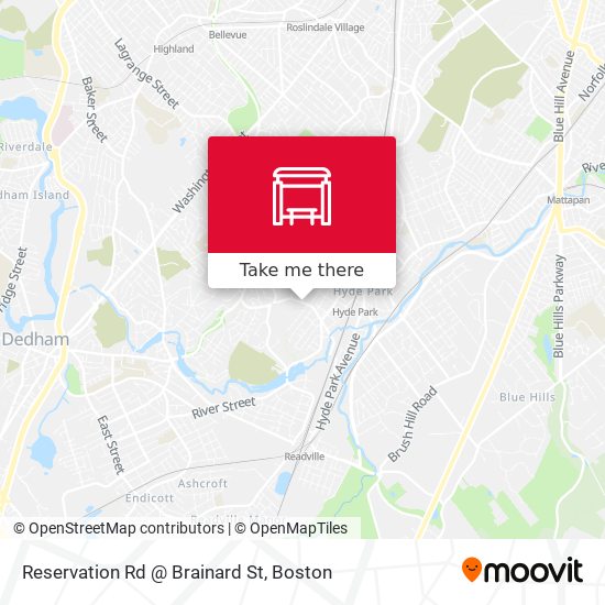 Reservation Rd @ Brainard St map