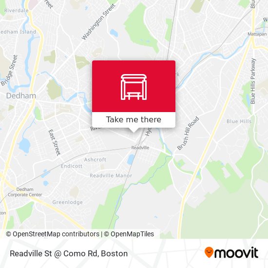 Mapa de Readville St @ Como Rd