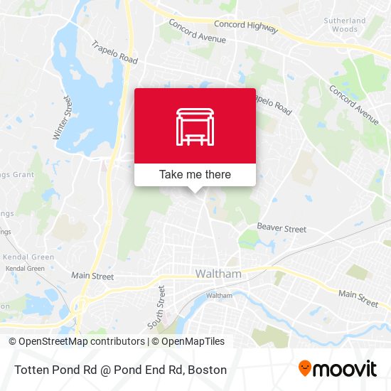 Totten Pond Rd @ Pond End Rd map
