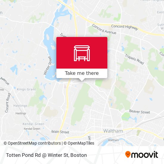 Totten Pond Rd @ Winter St map