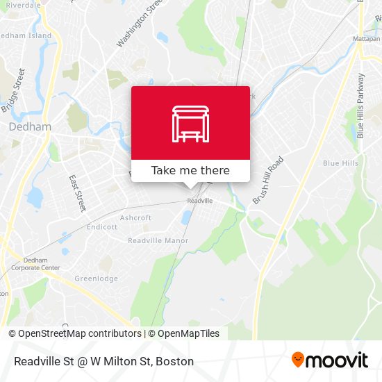 Mapa de Readville St @ W Milton St