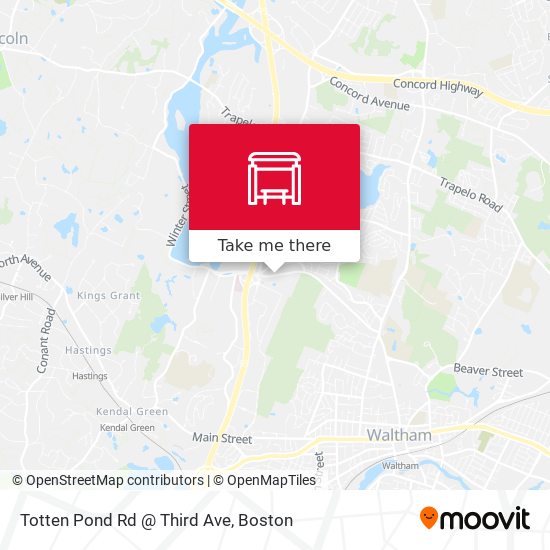 Totten Pond Rd @ Third Ave map