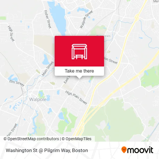 Washington St @ Pilgrim Way map