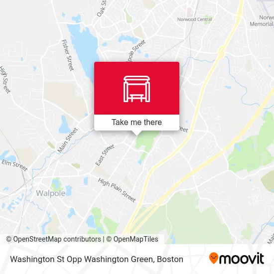 Washington St Opp Washington Green map