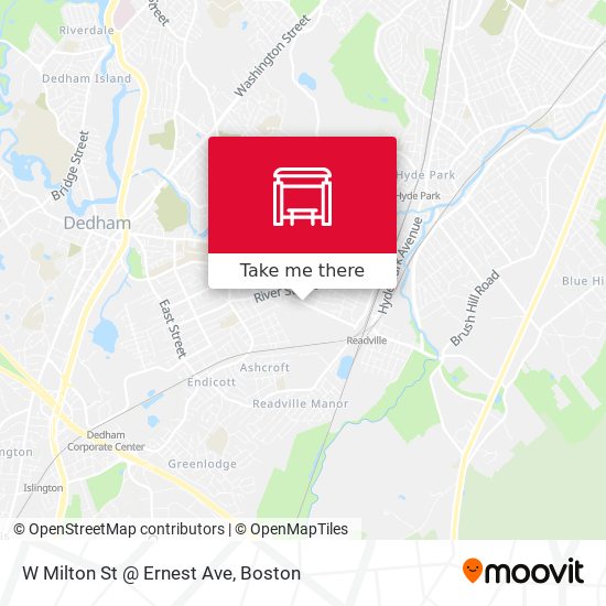 W Milton St @ Ernest Ave map