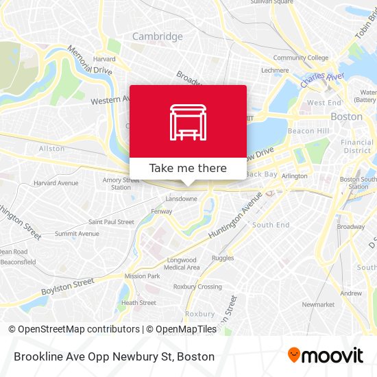 Brookline Ave Opp Newbury St map