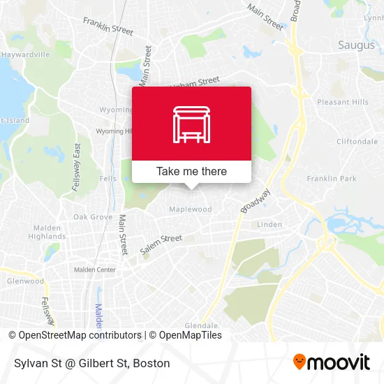 Sylvan St @ Gilbert St map