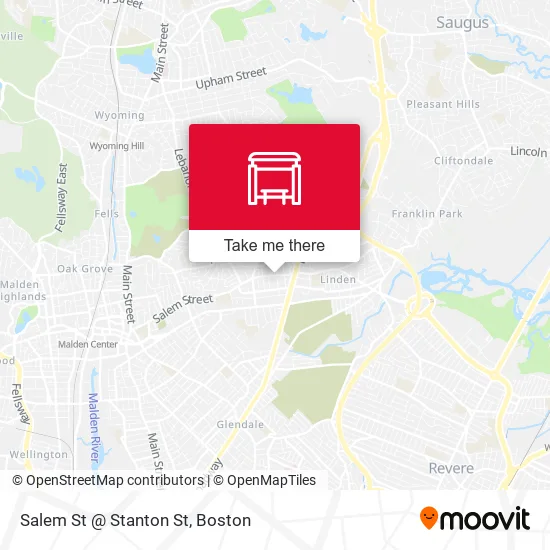 Salem St @ Stanton St map