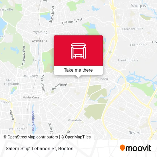 Mapa de Salem St @ Lebanon St