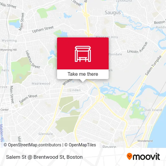 Mapa de Salem St @ Brentwood St