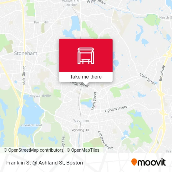 Franklin St @ Ashland St map