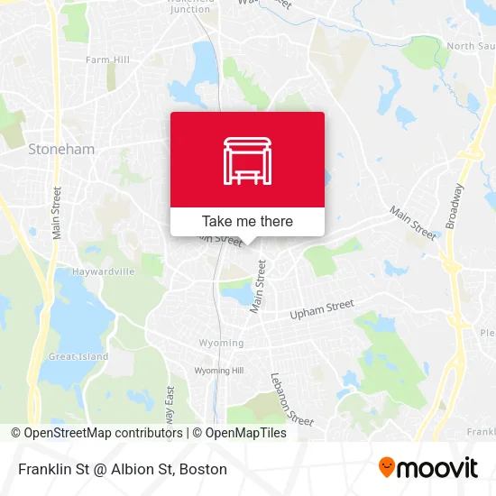 Franklin St @ Albion St map