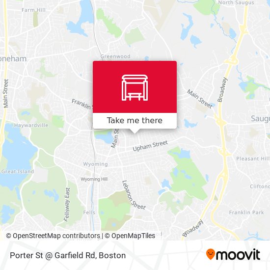 Porter St @ Garfield Rd map