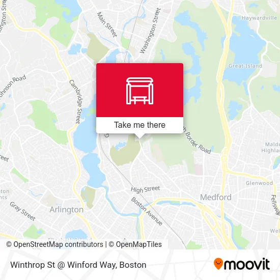 Winthrop St @ Winford Way map