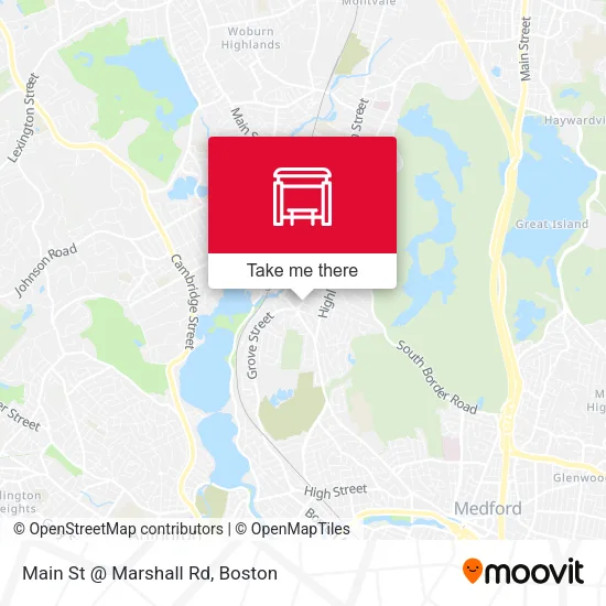 Main St @ Marshall Rd map