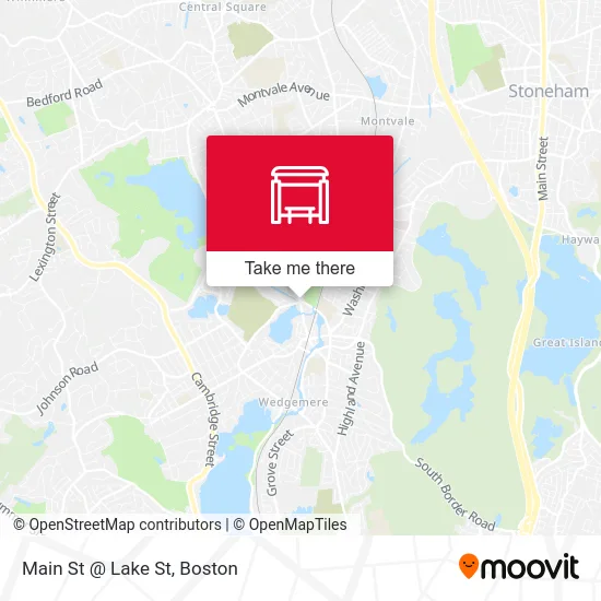 Main St @ Lake St map