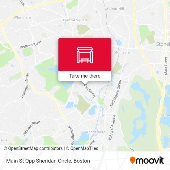 Main St Opp Sheridan Circle map