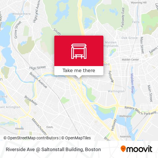 Mapa de Riverside Ave @ Saltonstall Building