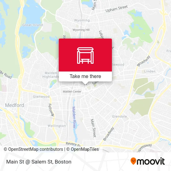 Mapa de Main St @ Salem St
