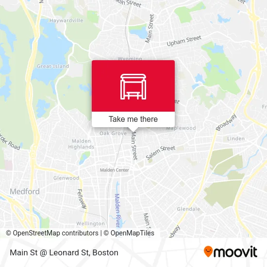 Mapa de Main St @ Leonard St