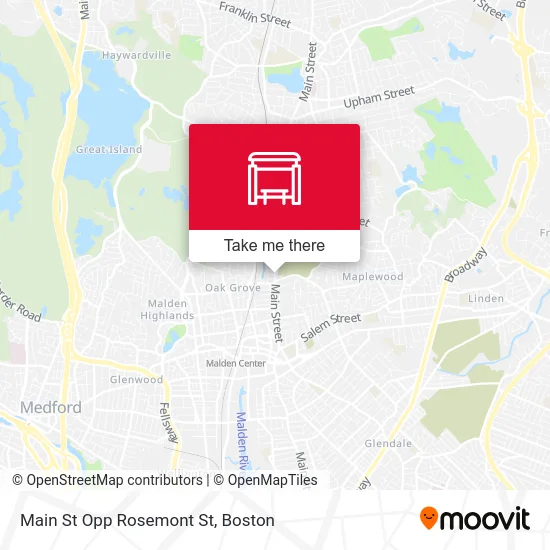 Main St Opp Rosemont St map