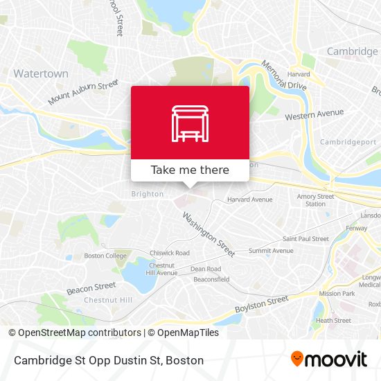 Mapa de Cambridge St Opp Dustin St