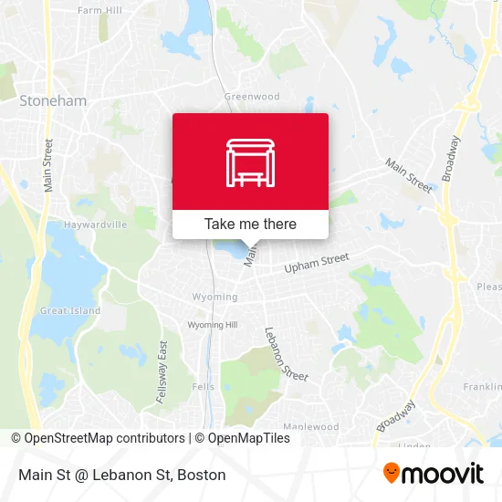 Mapa de Main St @ Lebanon St