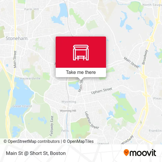 Main St @ Short St map
