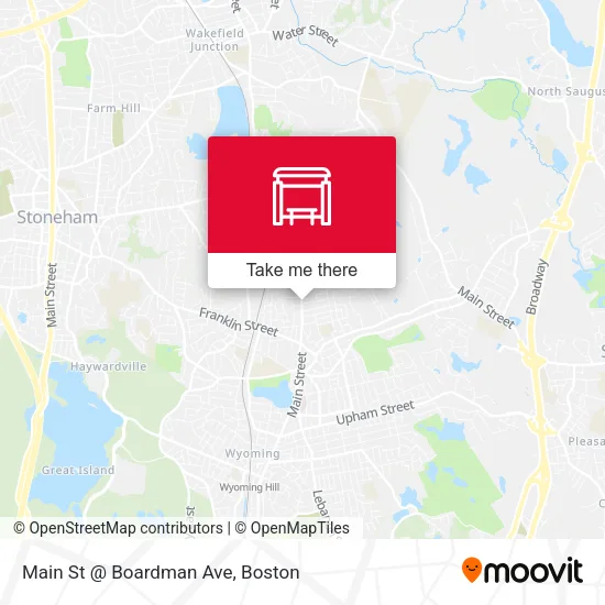 Main St @ Boardman Ave map