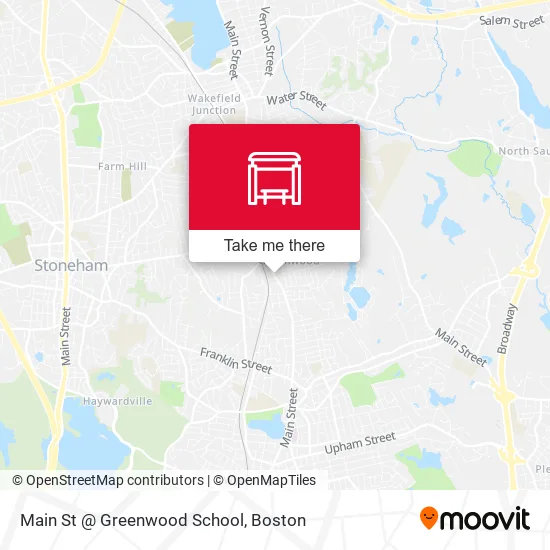 Main St @ Greenwood School map