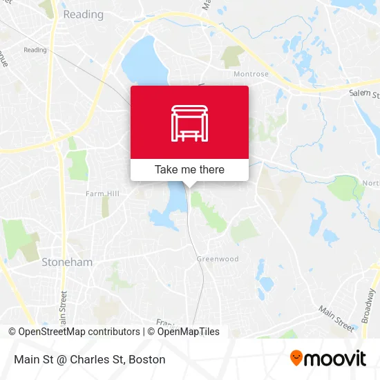 Main St @ Charles St map