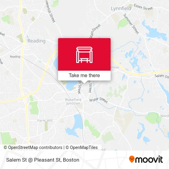 Salem St @ Pleasant St map