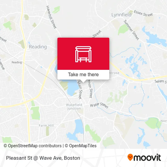 Pleasant St @ Wave Ave map