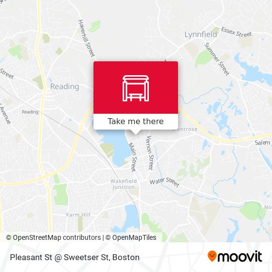 Mapa de Pleasant St @ Sweetser St