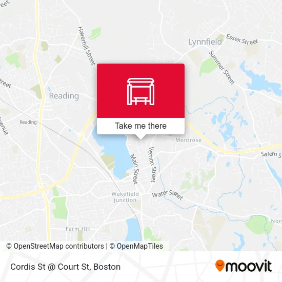 Cordis St @ Court St map