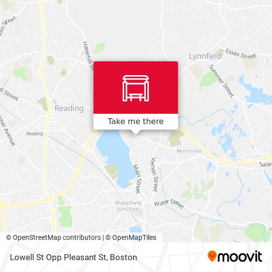 Lowell St Opp Pleasant St map