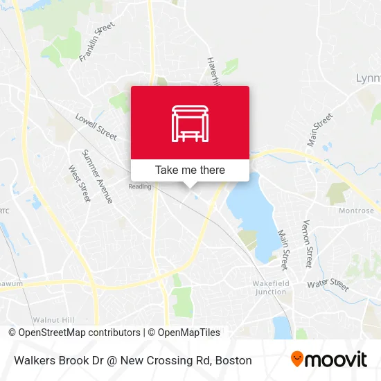 Mapa de Walkers Brook Dr @ New Crossing Rd