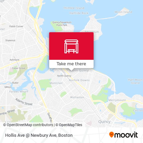 Mapa de Hollis Ave @ Newbury Ave