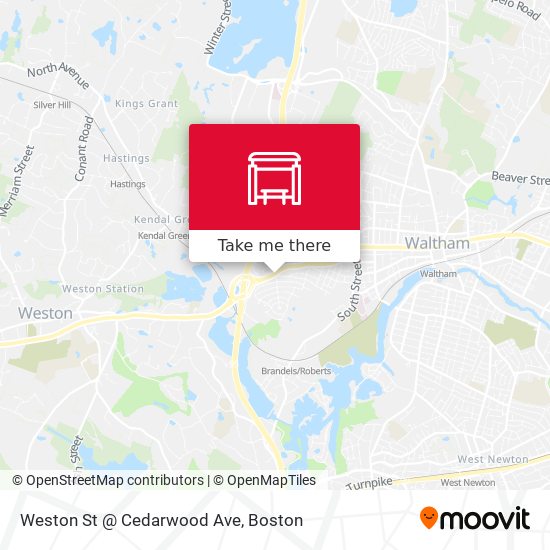 Weston St @ Cedarwood Ave map