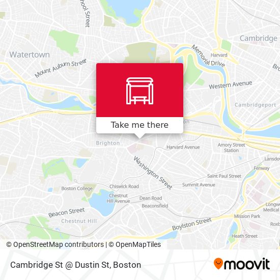 Mapa de Cambridge St @ Dustin St