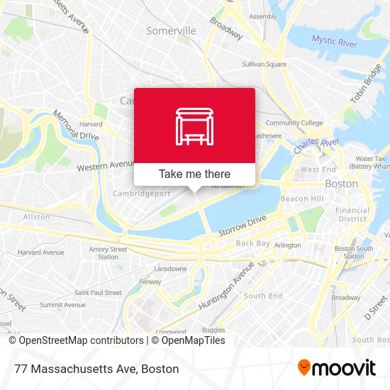 Mapa de 77 Massachusetts Ave