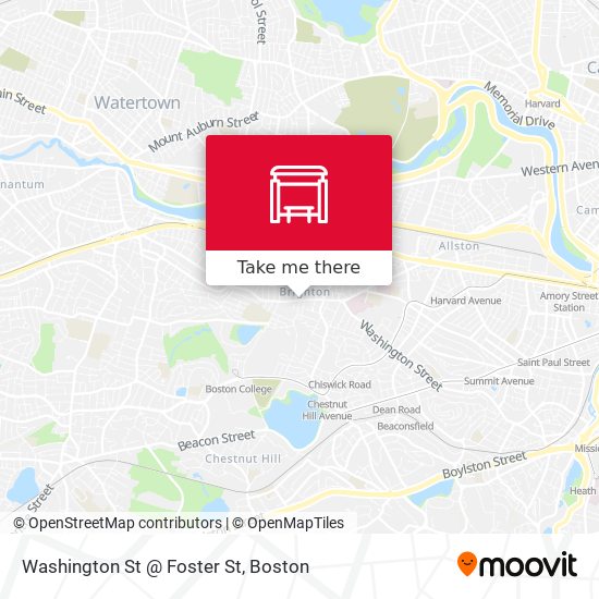 Mapa de Washington St @ Foster St
