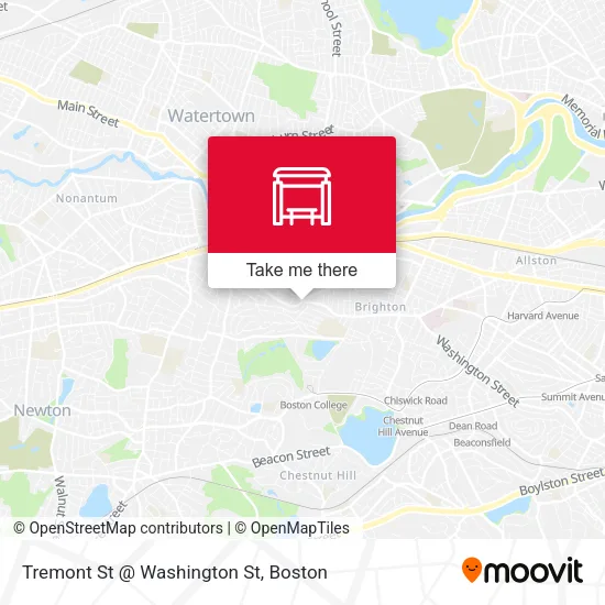 Mapa de Tremont St @ Washington St