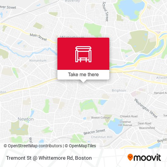 Tremont St @ Whittemore Rd map
