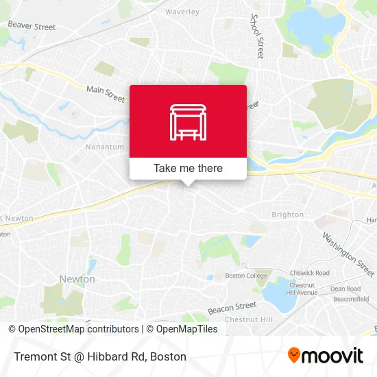 Tremont St @ Hibbard Rd map
