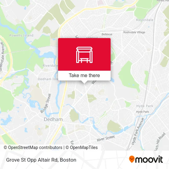 Mapa de Grove St Opp Altair Rd
