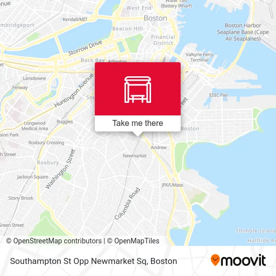 Mapa de Southampton St Opp Newmarket Sq